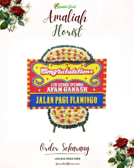 Sewa Papan Bunga Gunung Waras